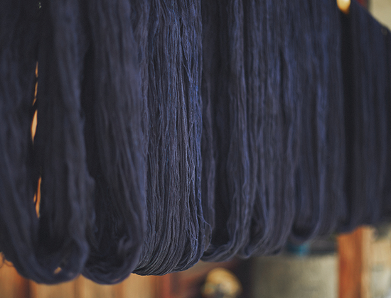 Thread dyeing that helped make indigo popular