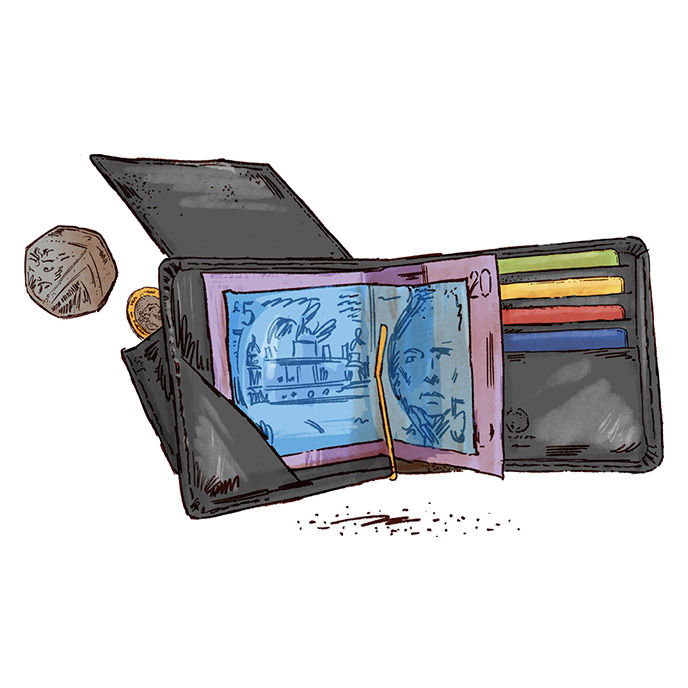 MONEY CLIP WITHOUT COIN PURSE